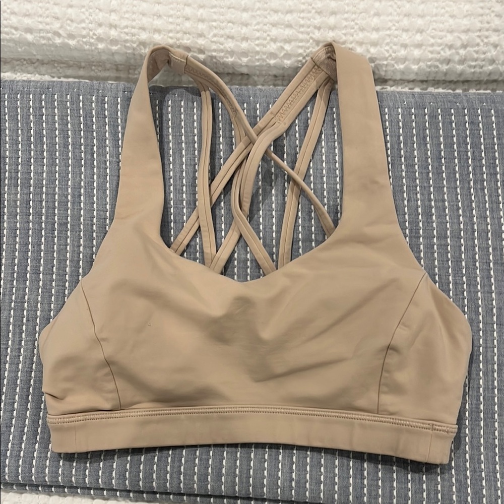 Women's Tan Sports Bra